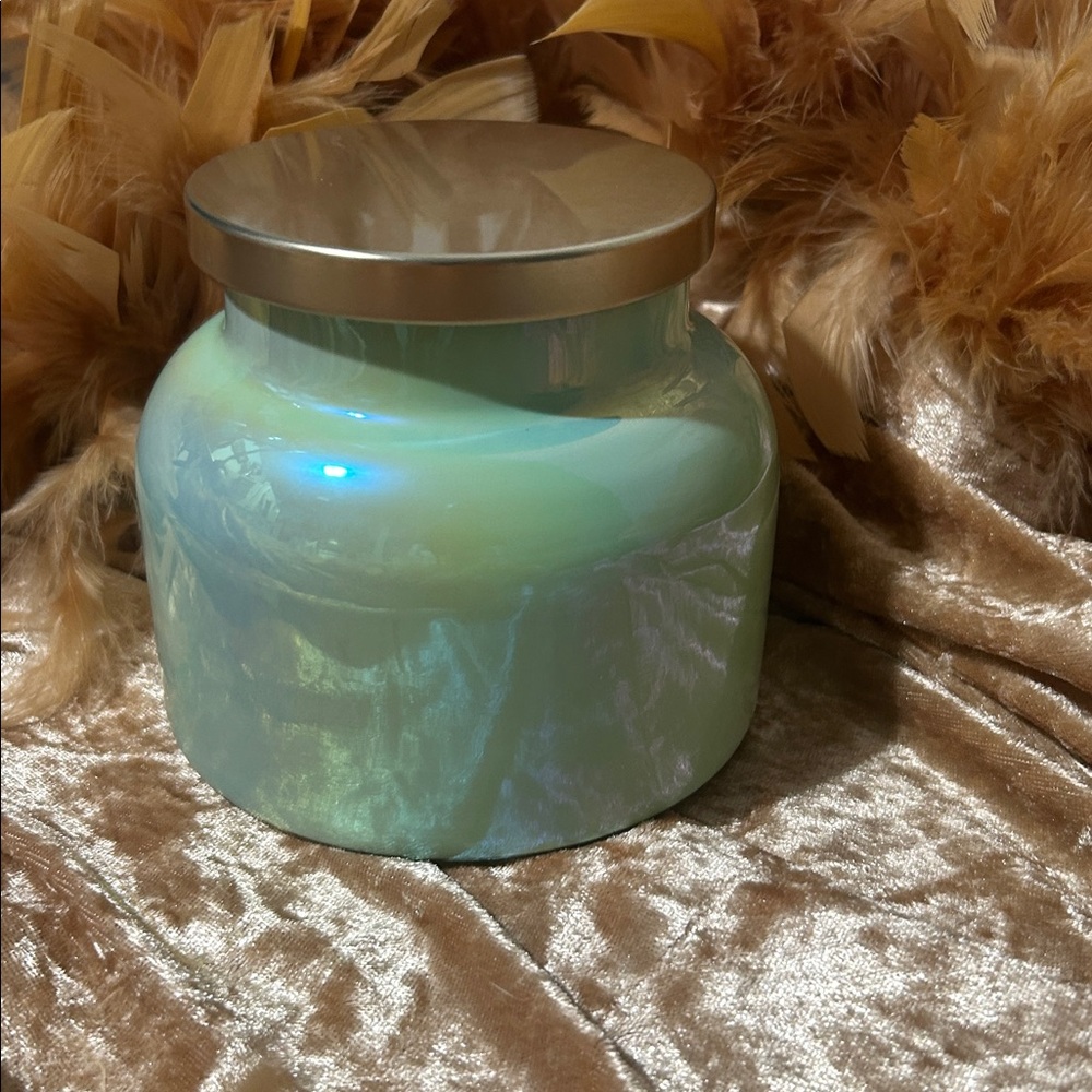 Candle- Iridescent Pearl Jar Candle / Cactus Flower